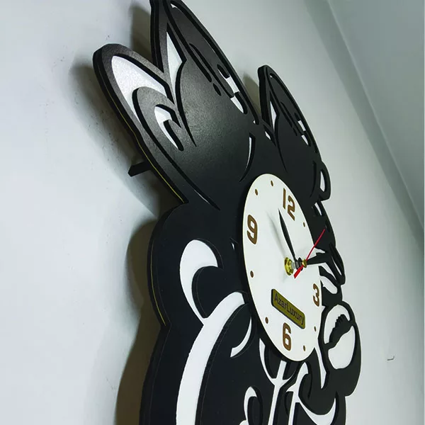 ساعت دیواری آذرلاکچری طرح کافی شاپ کد 001