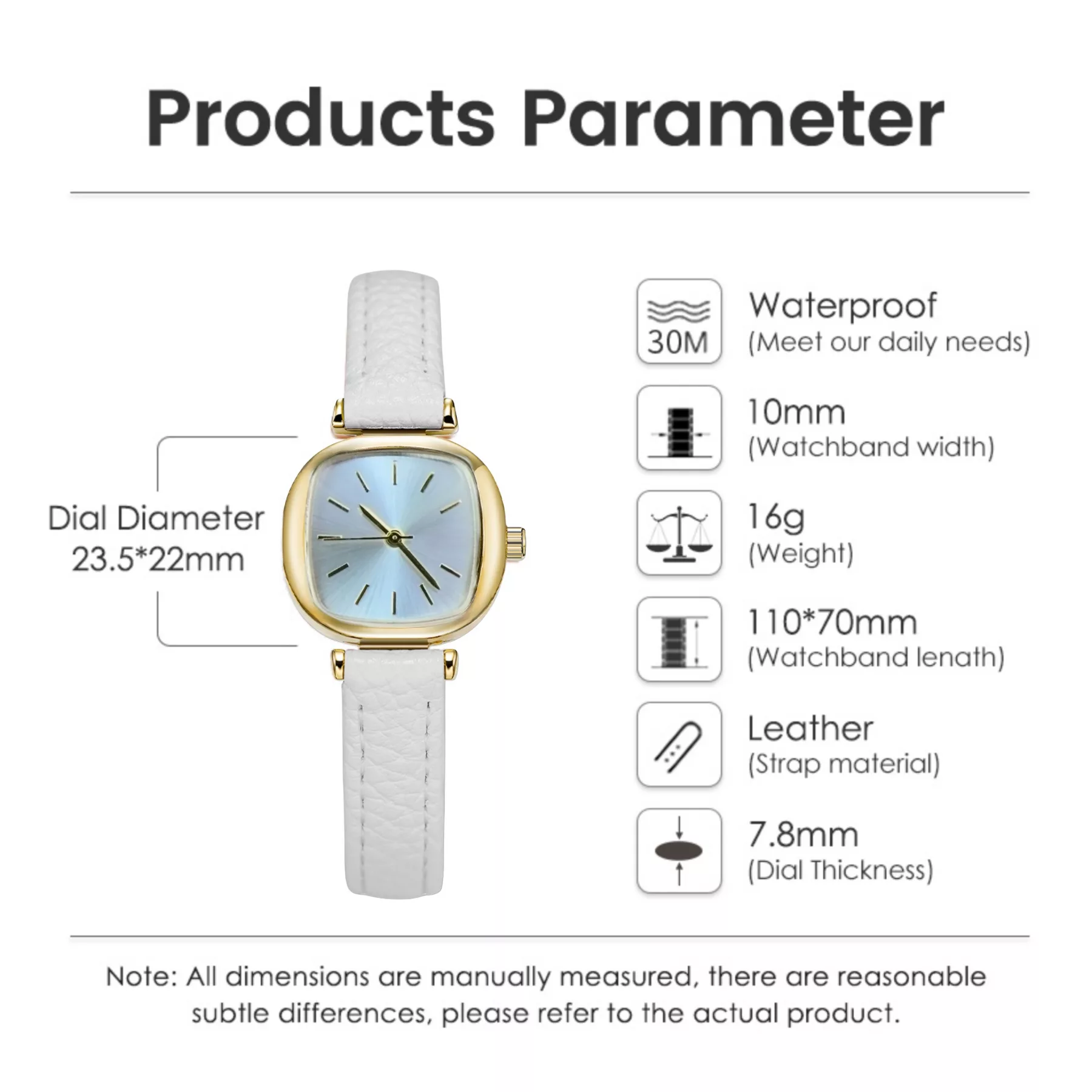 ساعت مچی عقربه‌ای کوارتز زنانه مدل مینیمال کلاسیک بند چرم کد 2