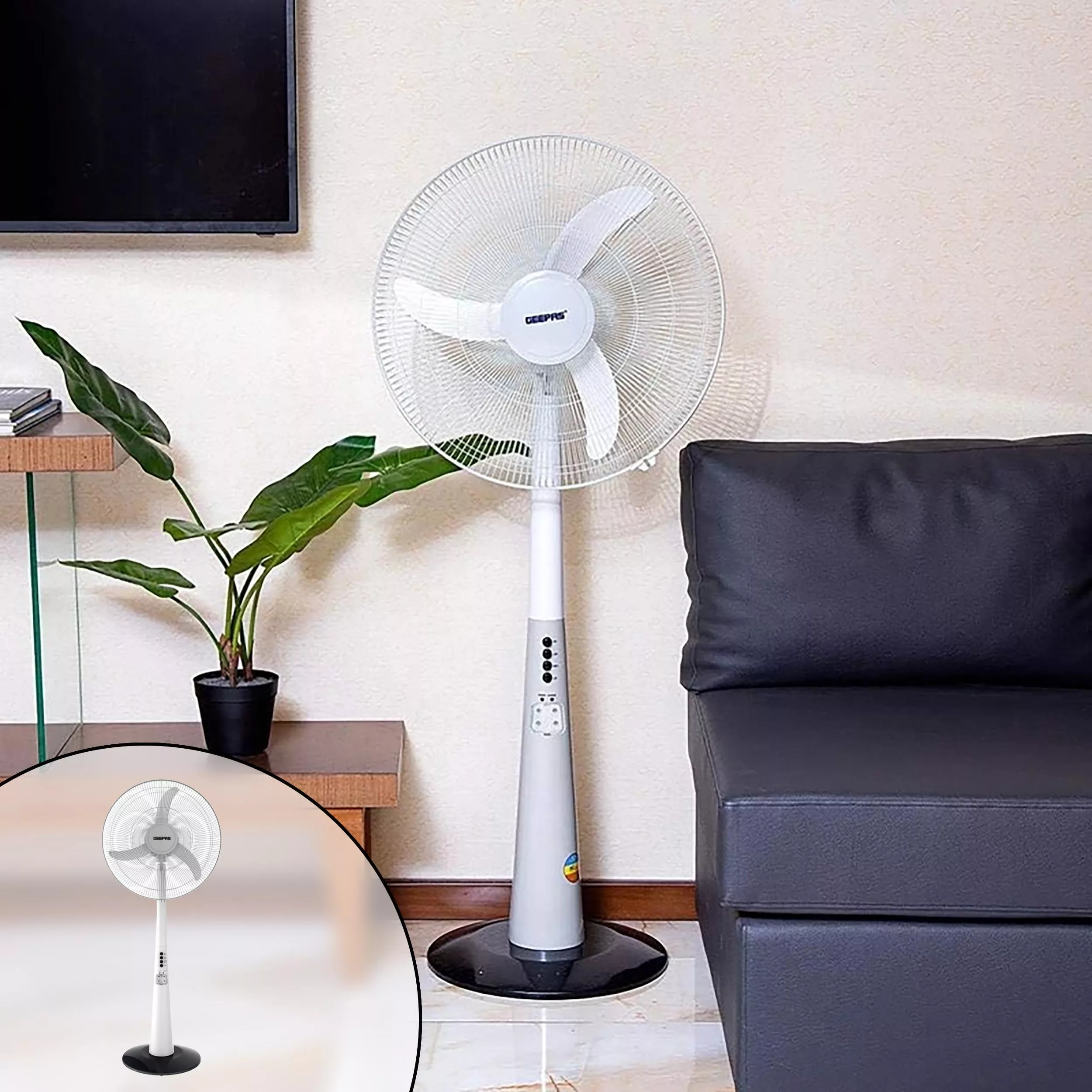 پنکه شارژی جی پاس مدل GF9385