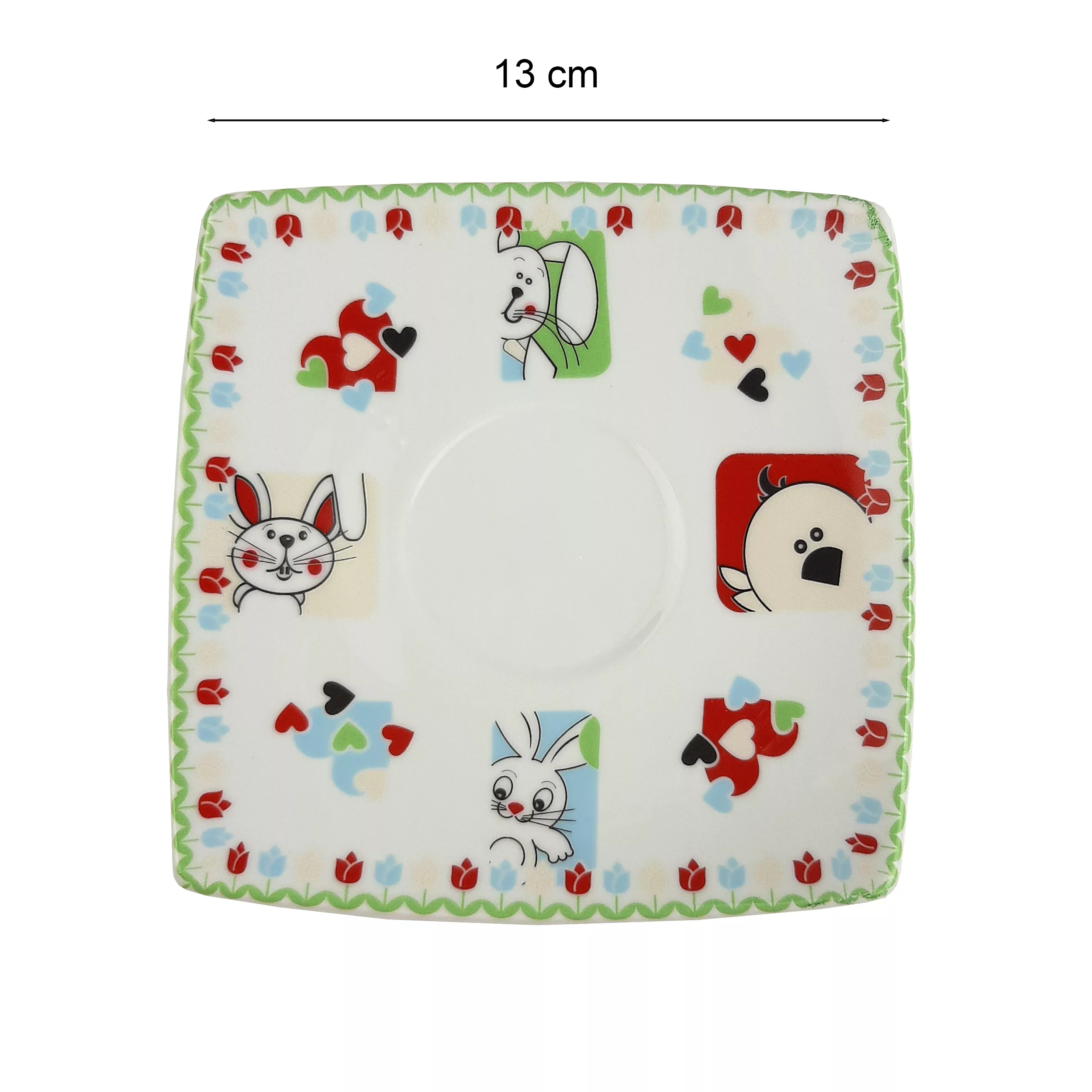 سرویس غذاخوری 5 پارچه کودک ایی پی ام مدل خرگوش خندان