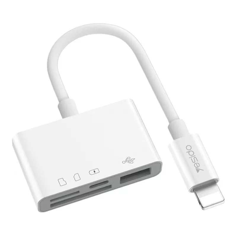 مبدل لایتنینگ به فلش مموری / مموری کارت یسیدو مدل GS12