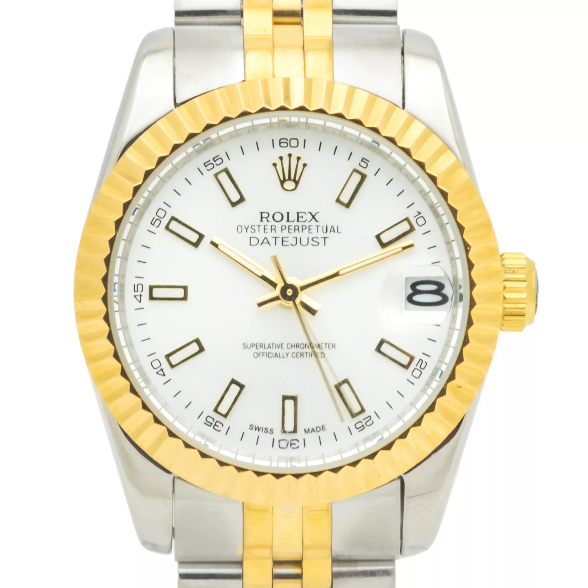 ساعت مچی عقربه ای زنانه مدل دیت جاست