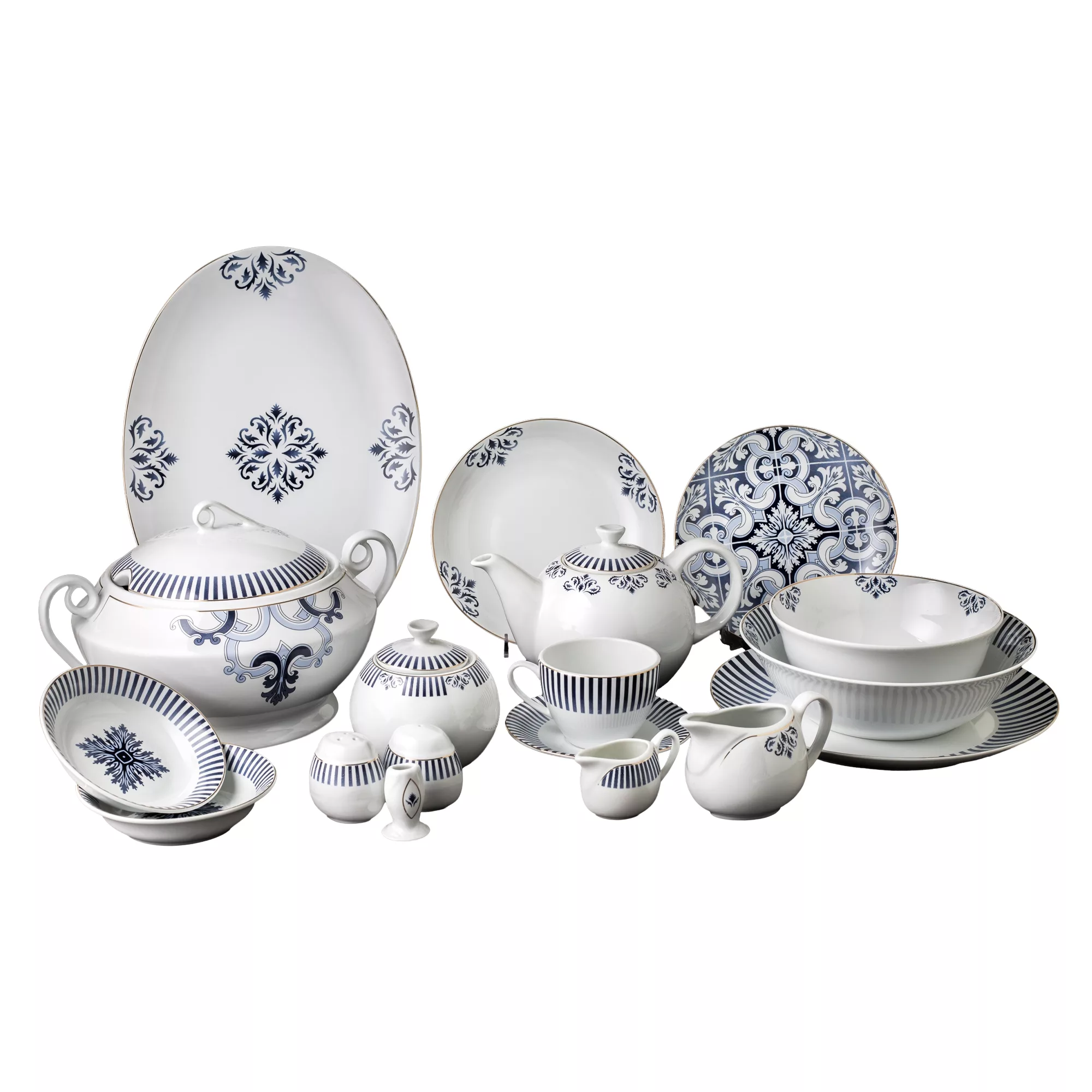 سرویس غذاخوری 86 پارچه 12 نفر مقصود مدل میسن