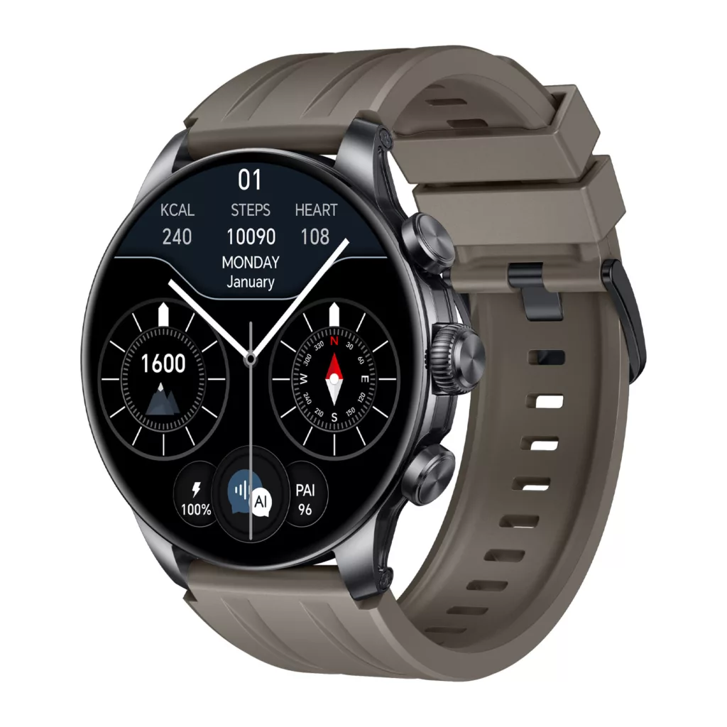 ساعت هوشمند 47 میلی متری گلوریمی مدل GX CLASSICFIT بند سیلیکونی