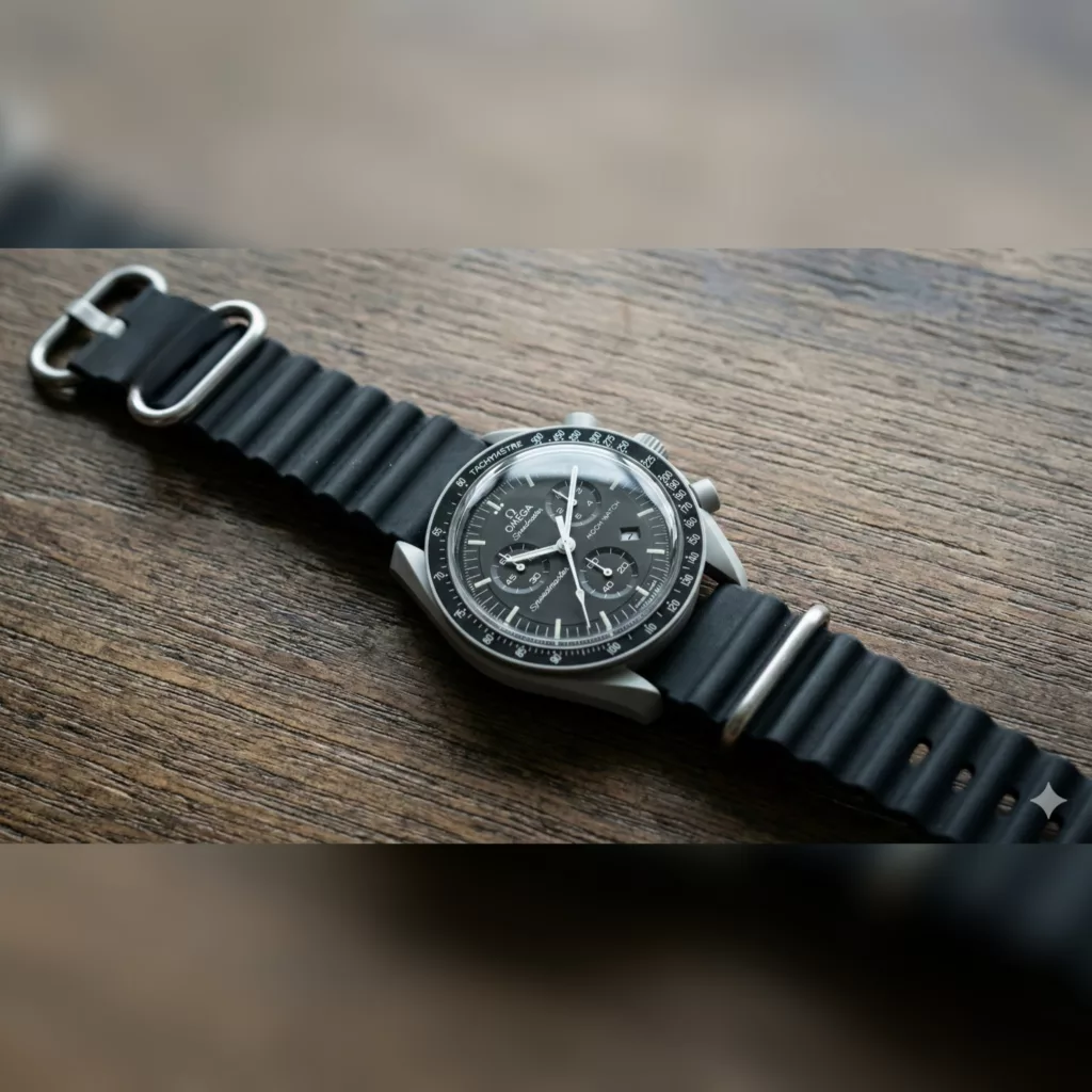 ساعت مچی عقربه‌ای  مدل اسپرت لوکس تک موتوره دیت جاست بند پیو کد O1