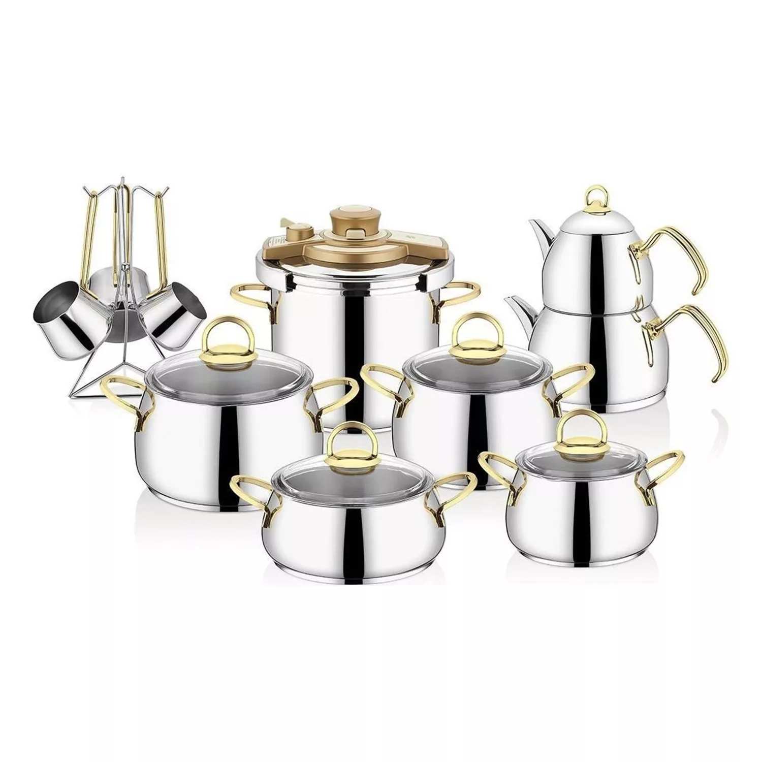 سرویس پخت و پز 18 پارچه اجار پلاس مدل Akasya