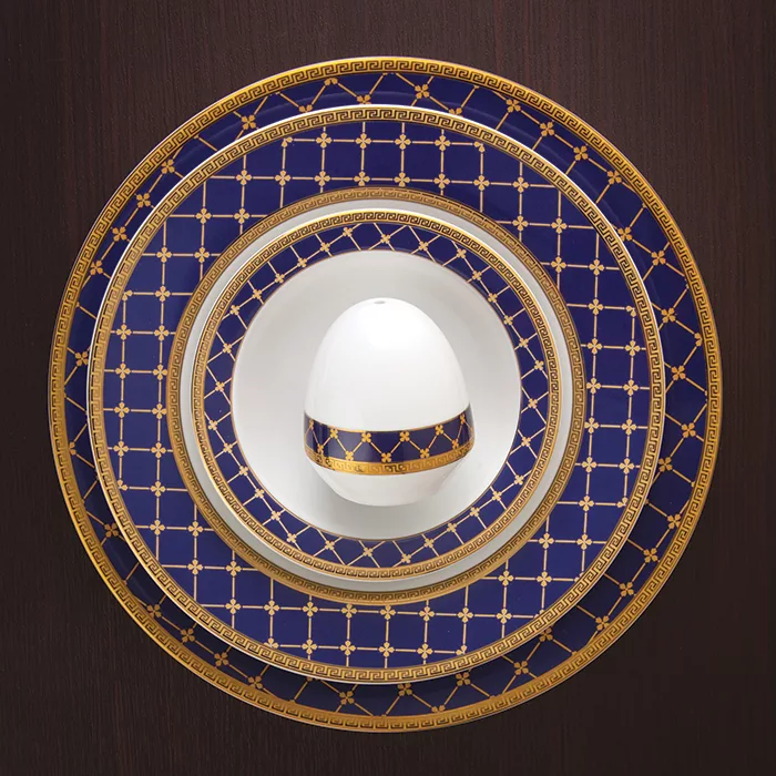 سرویس غذاخوری 28 پارچه چینی زرین ایران سری ایتالیا اف مدل هلیا درجه عالی