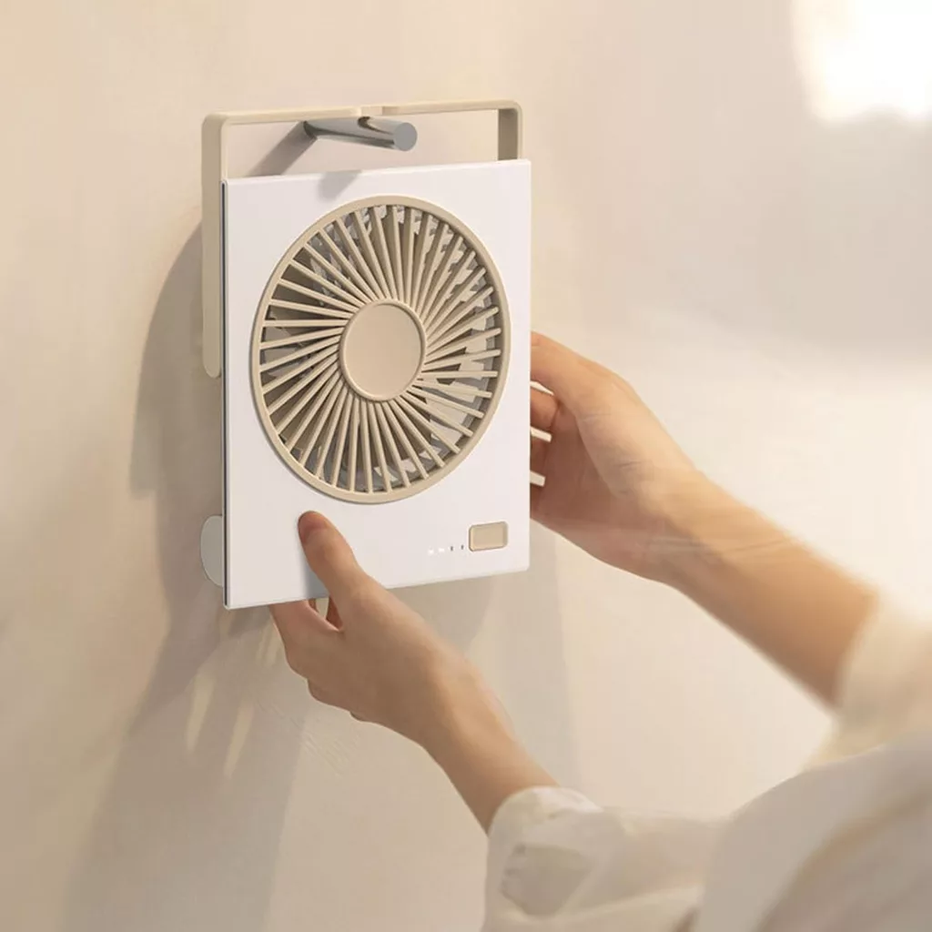 پنکه شارژی رومیزی مدل WT-L19 ظرفیت 1200 میلی آمپر ساعت