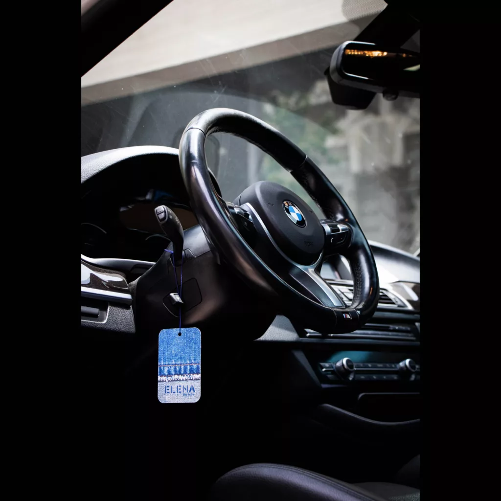 خوشبوکننده خودرو شمع النا مدل ارکیده صورتی کد JEANS