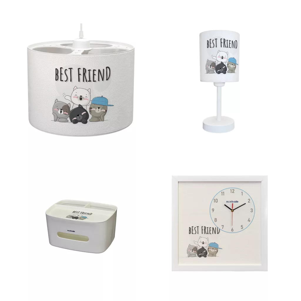 ست لوستر کودک مامز کیوتی مدل PL-93 بسته 4 عددی