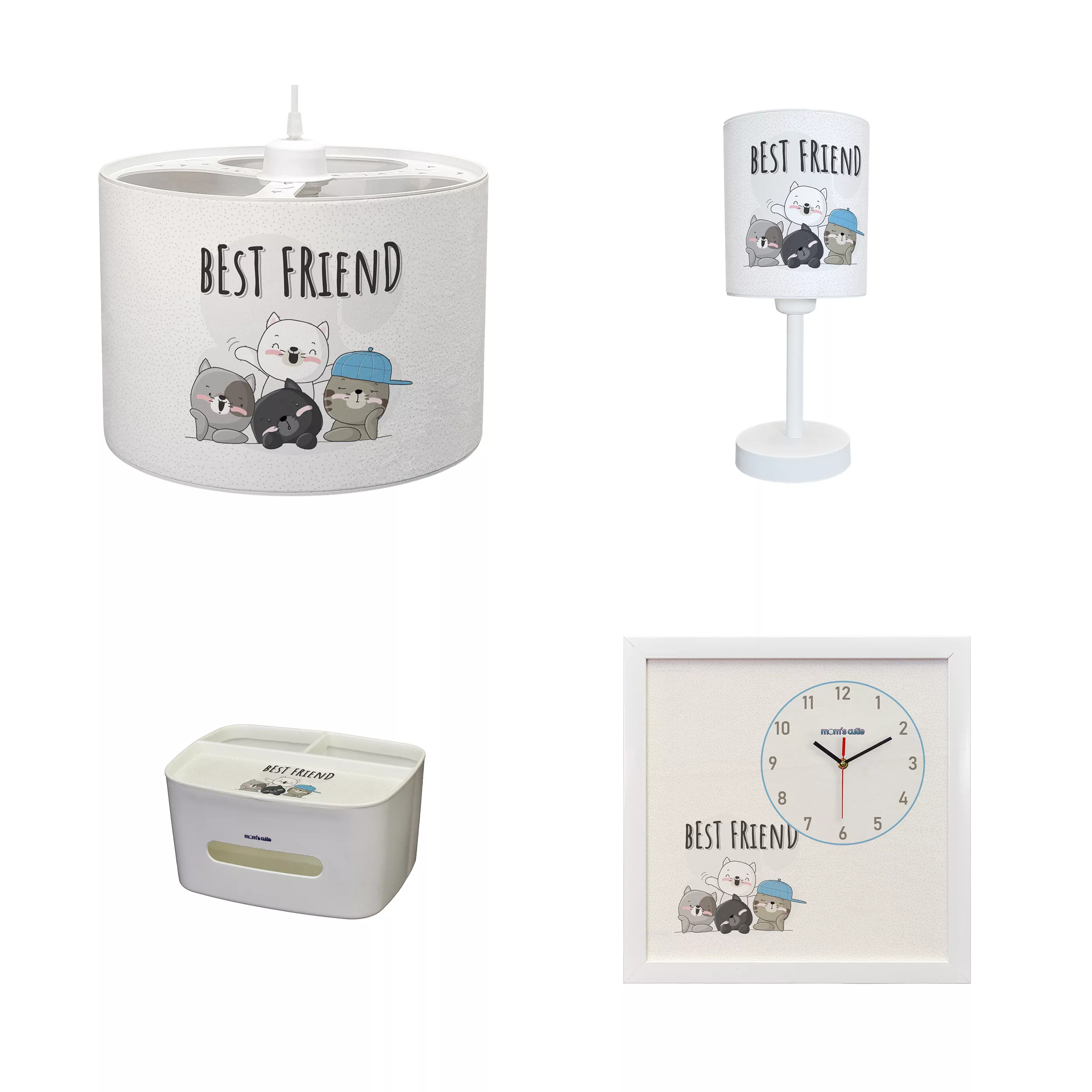 ست لوستر کودک مامز کیوتی مدل PL-93 بسته 4 عددی