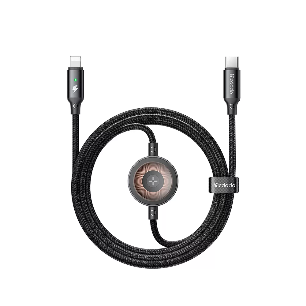 کابل شارژ USB-C به لایتنینگ و اپل واچ مک دودو مدل ca-5680 طول 1.5 متر