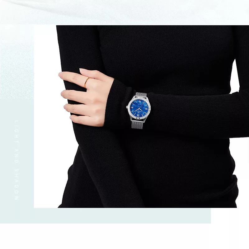 ساعت مچی عقربه ای زنانه نیوی فورس مدل NF5028SBE