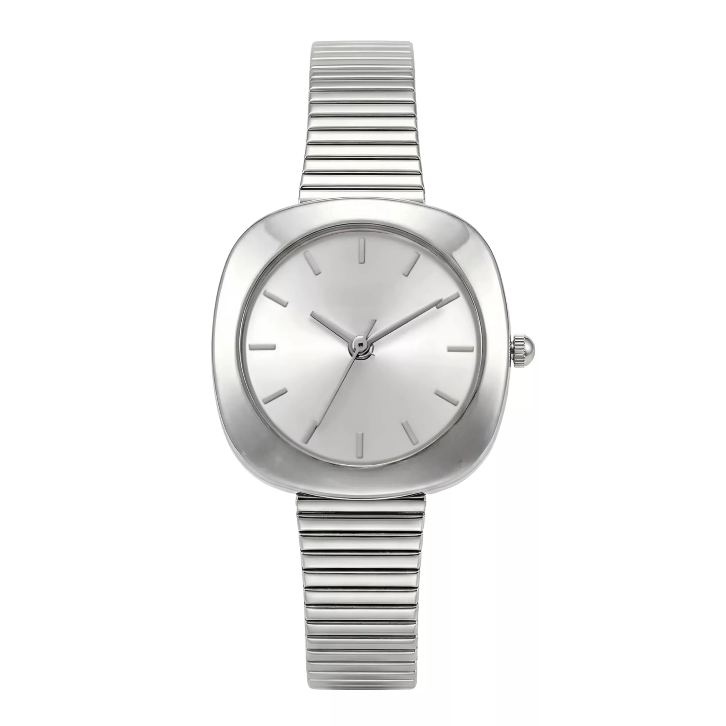 ساعت مچی عقربه‌ای کوارتز زنانه مدل لوکس اسپرت بند استیل طرح کرکره ای کد N2