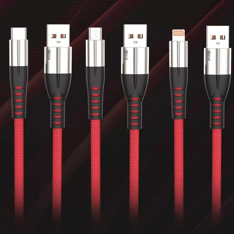 کابل تبدیل USB به microUSB دی پی روی مدل B18 3A FAST طول 1 متر