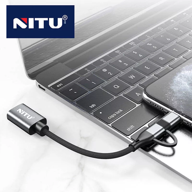کابل OTG USB-C / microUSB نیتو مدل NT-CN20