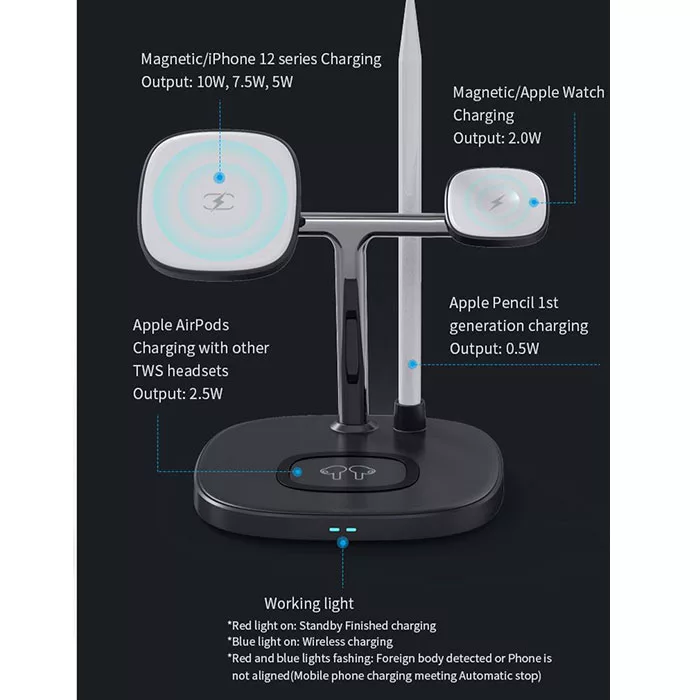 پایه نگهدارنده و شارژر گوشی موبایل یسیدو مدل DS12