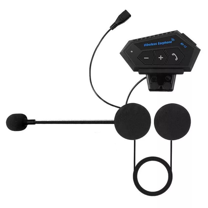 هدست بلوتوثی کلاه کاسکت مدل BT-12