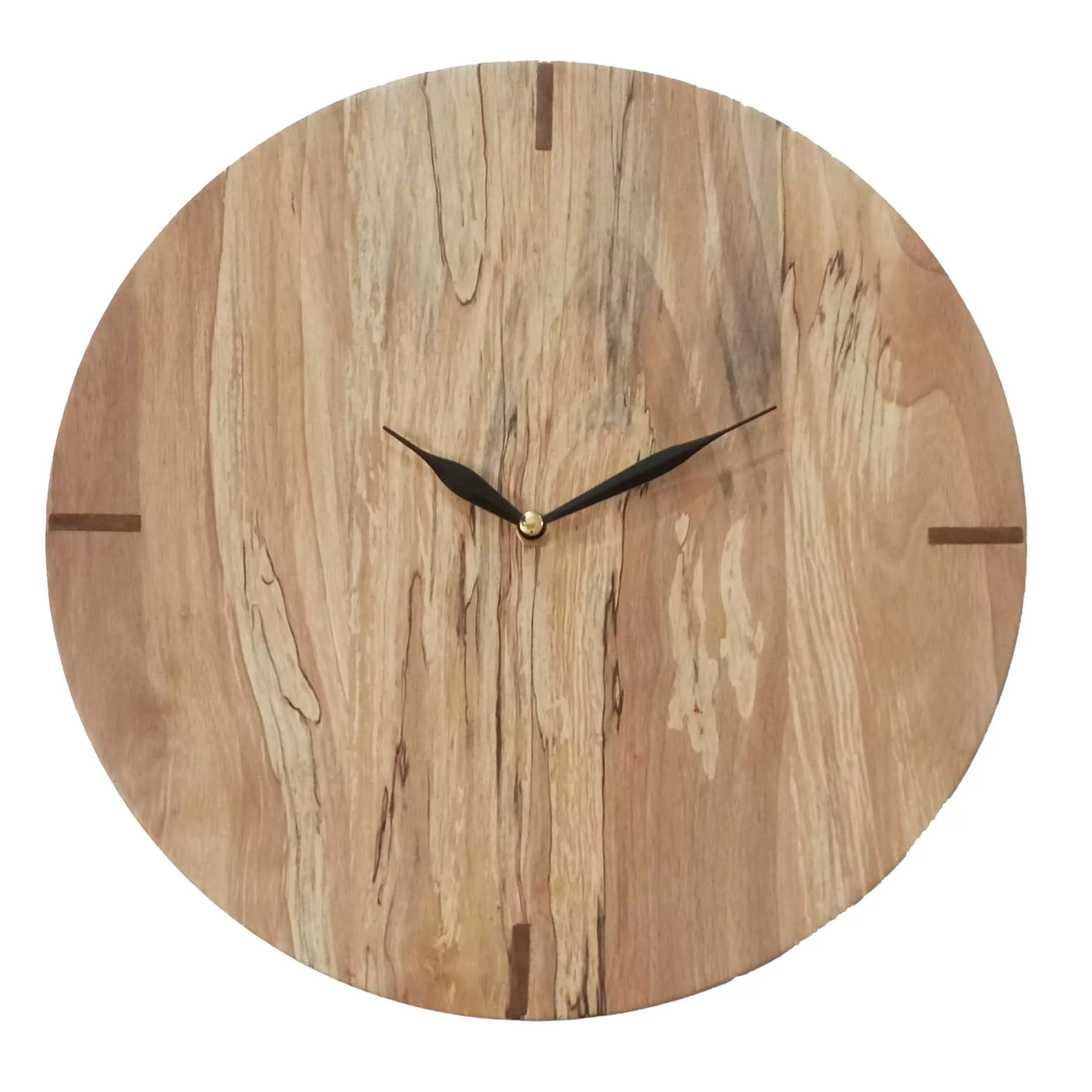 ساعت دیواری مدل چوبی گرد