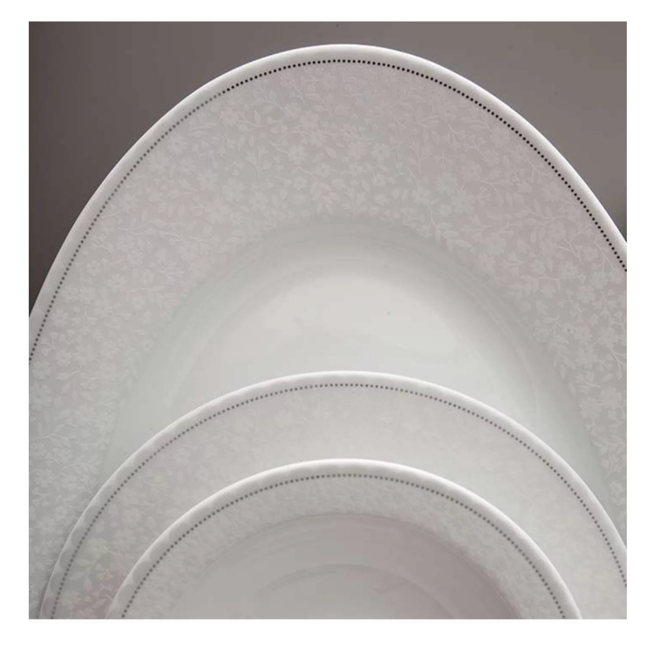 سرويس غذاخوری 28 پارچه چینی زرین ایران مدل ايتاليا اف کلارا کد 0128 درجه عالی