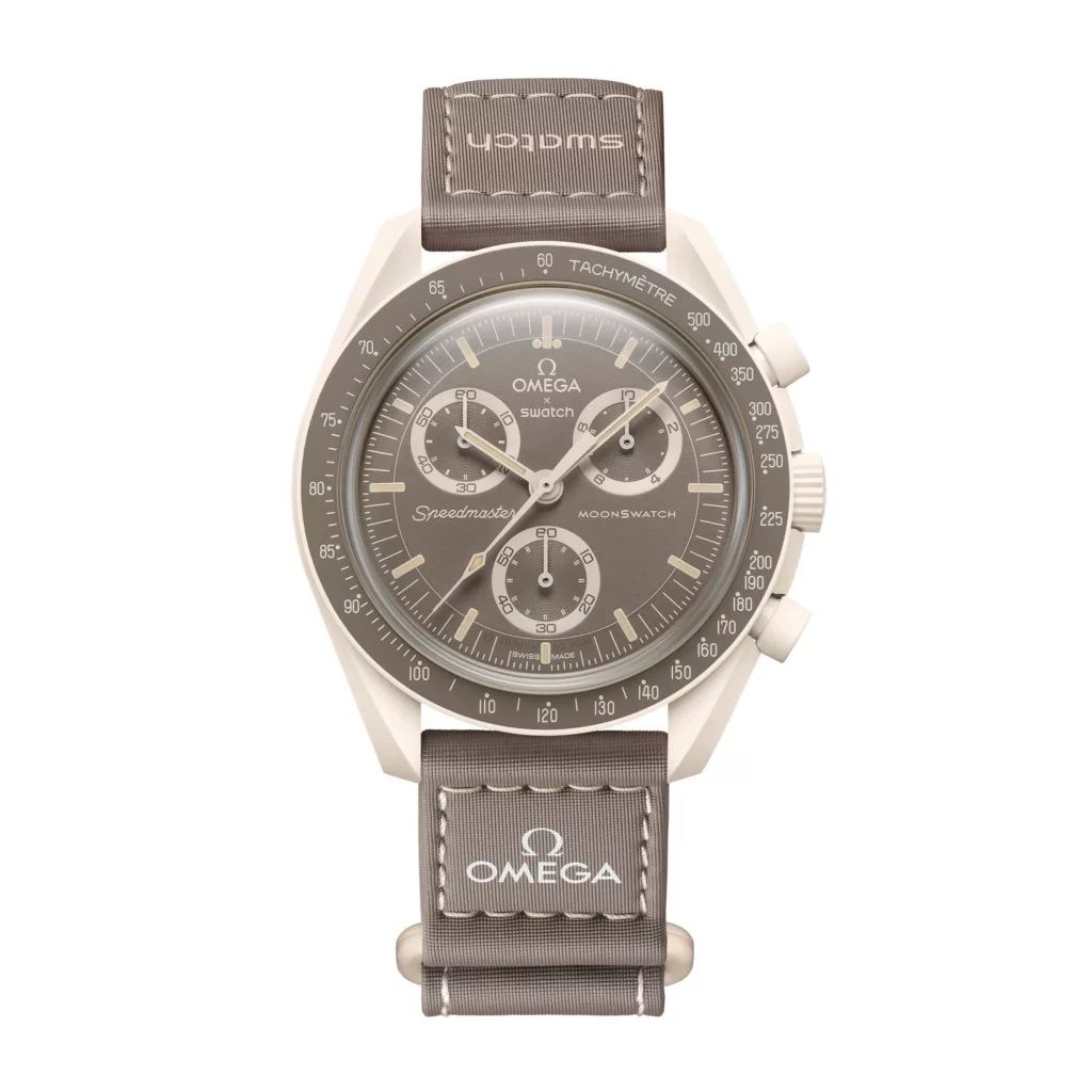 ساعت مچی عقربه‌ای کوارتز امگا سواچ مدل Mission on Earth Desert