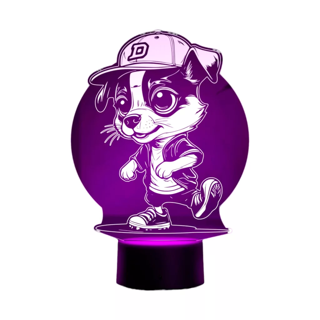 آباژور رومیزی کودک مدل بالبینگ سگ 2