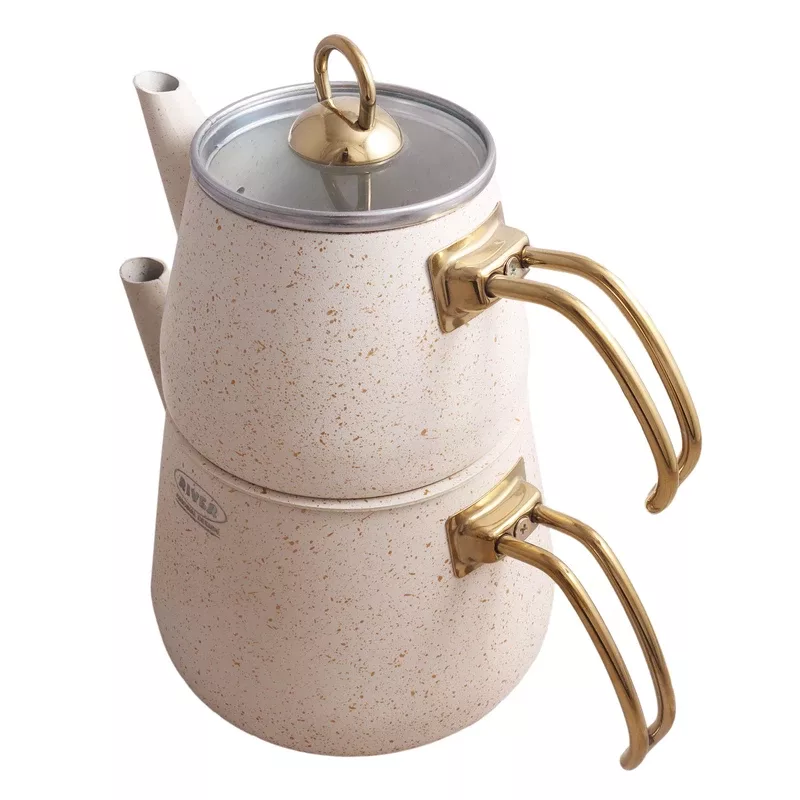 ست کتری و قوری ریور مدل 5825 کد RM03 گنجایش کتری 3 لیتر گنجایش قوری 1 لیتر