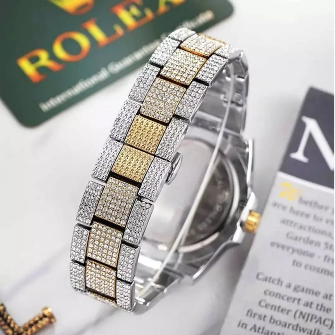 ساعت مچی عقربه ای مدل فول نگین