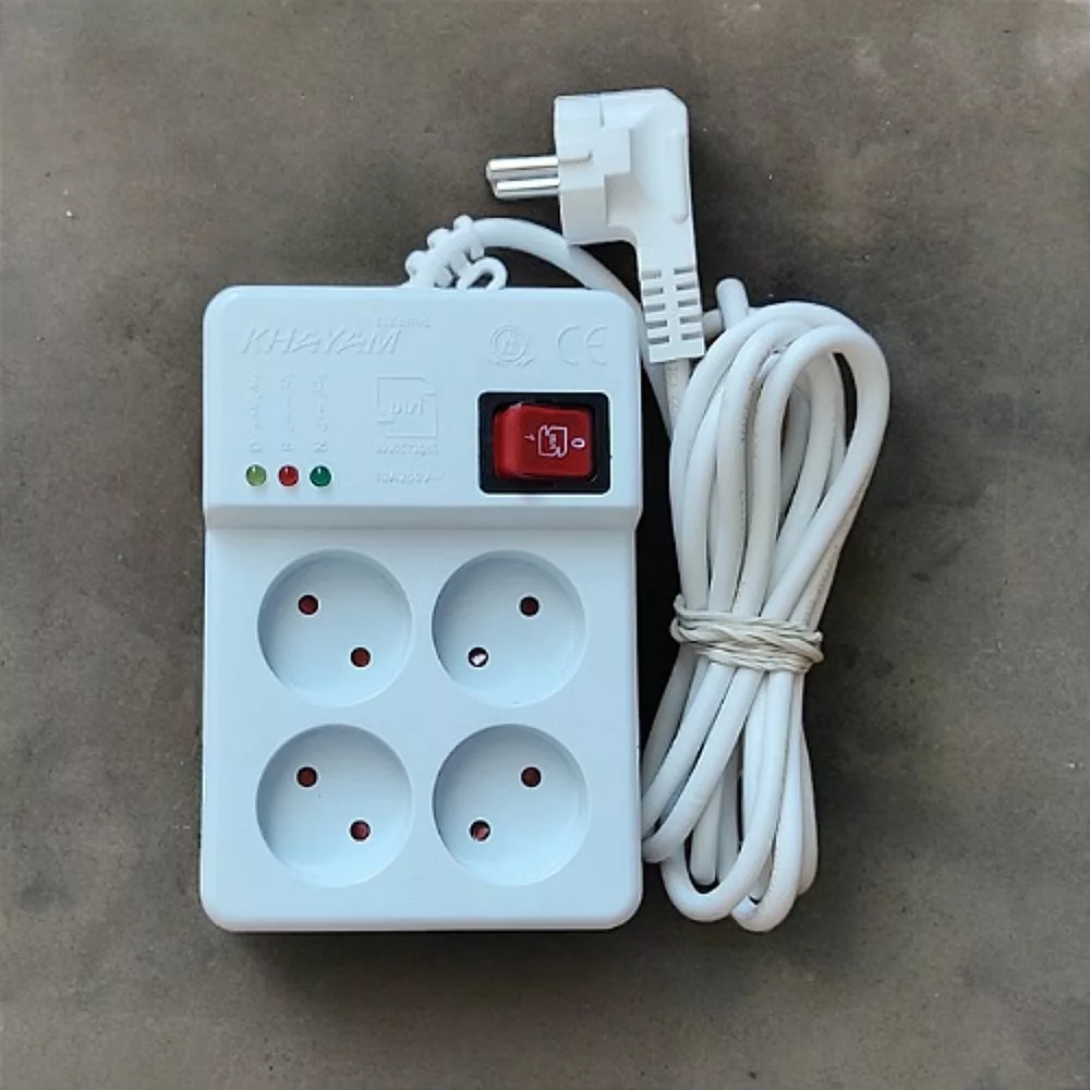 محافظ ولتاژ خیام الکتریک مدل چهارپریز