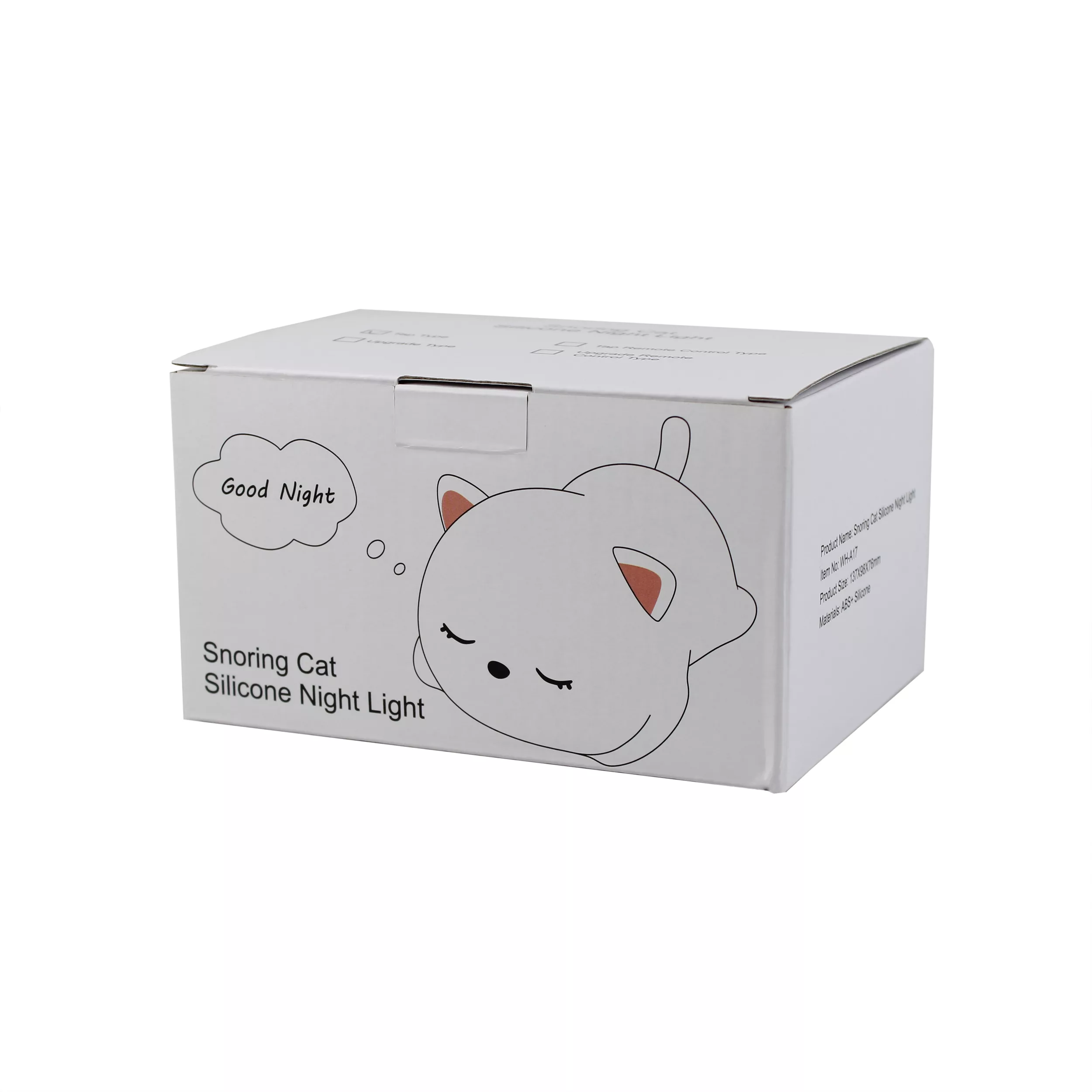 چراغ خواب کودک مدل سیلیکونی طرح گربه کد WH-A17
