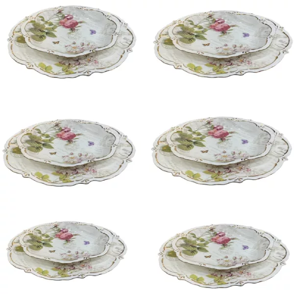 سرویس غذاخوری 12 پارچه 6 نفر لمونژ مدل 77300.1