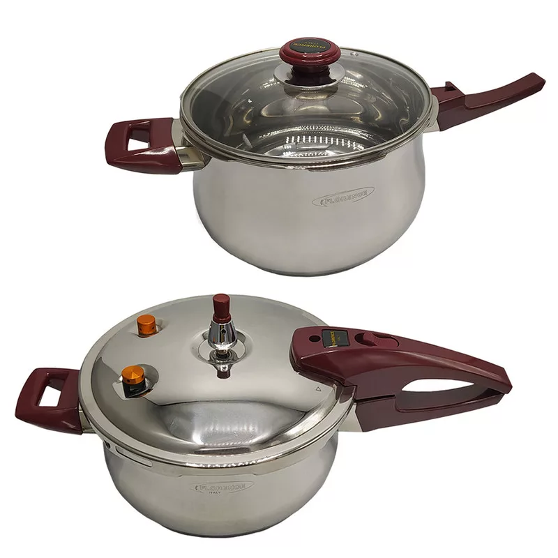 زودپز دوقلو فلورانس مدل 5000 گنجایش 12 لیتر