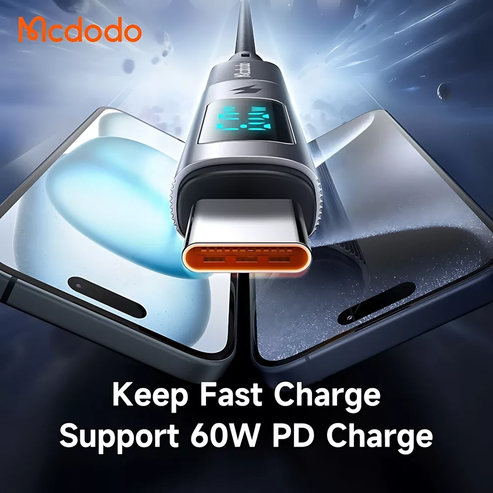 مبدل لایتنینگ به USB-C مک دودو مدل OT-599 60W