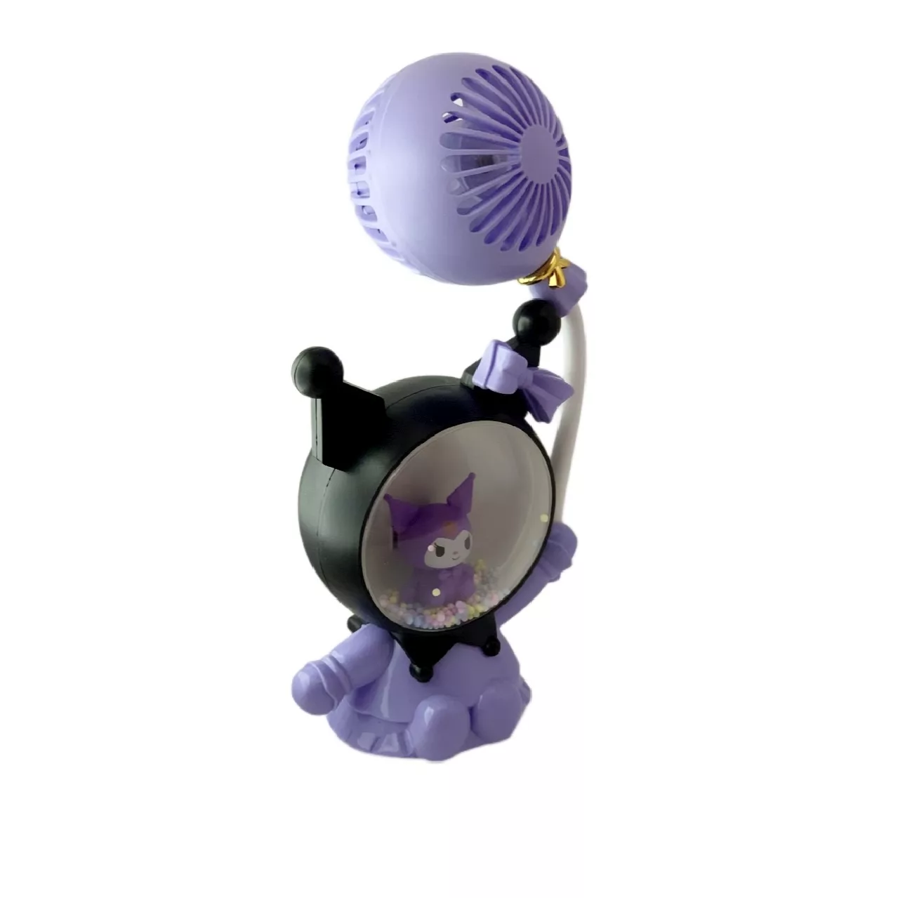 آباژور رومیزی کودک مدل کرومی پنکه دار