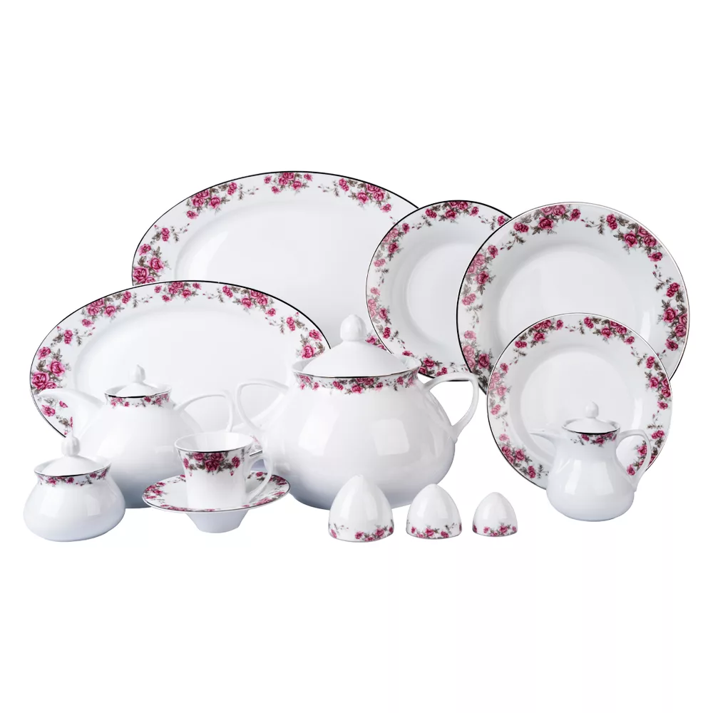 سرویس غذاخوری 108 پارچه 12 نفره مدل شهرزاد aran