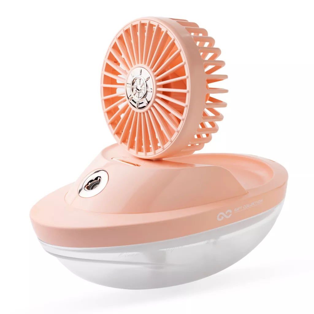 پنکه شارژی گیفت کالکشن مدل aqua ظرفیت 2000 میلی آمپر ساعت