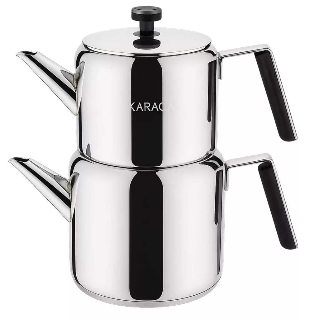 ست کتری و قوری کاراجا مدل MANI گنجایش کتری 1.4 لیتر و گنجایش قوری 0.7 لیتر