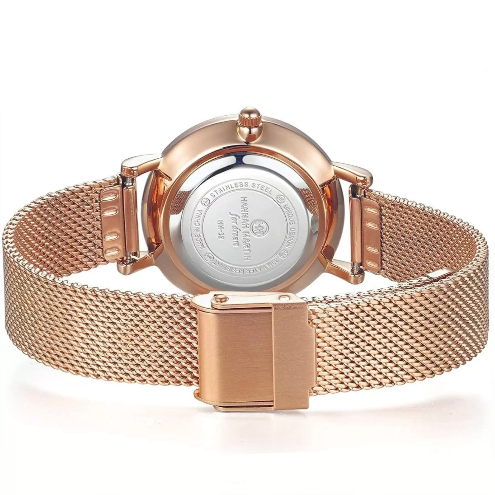 ساعت مچی عقربه‌ای کوارتز زنانه هانا مارتین مدل CH36