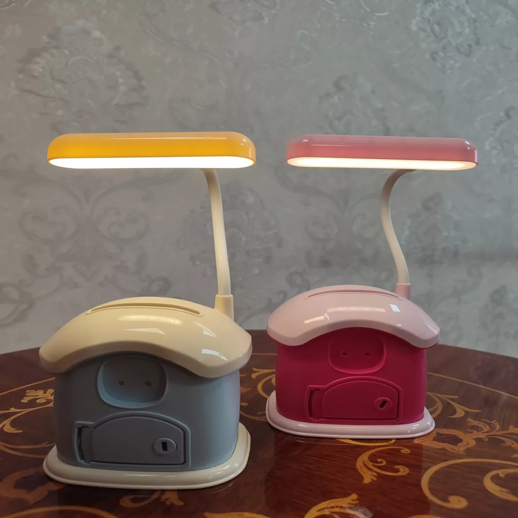 چراغ خواب کودک و قلک مدل خانه QS001