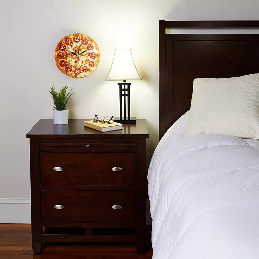 ساعت دیواری مدل 1178 طرح پیتزا پپرونی