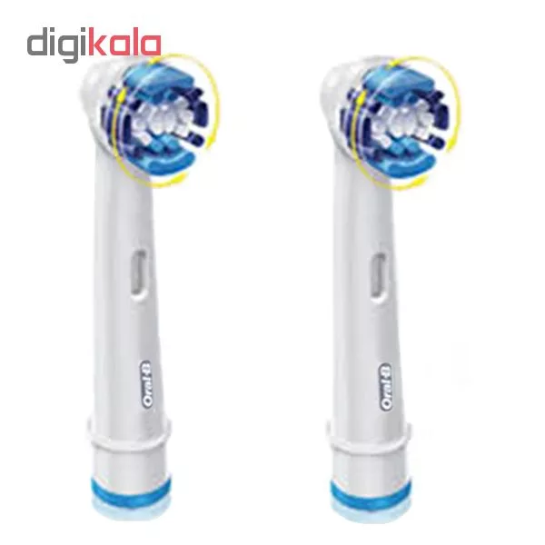 سری یدک مسواک برقی اورال بی مدل Precision Clean-BRAUN بسته 2 عددی