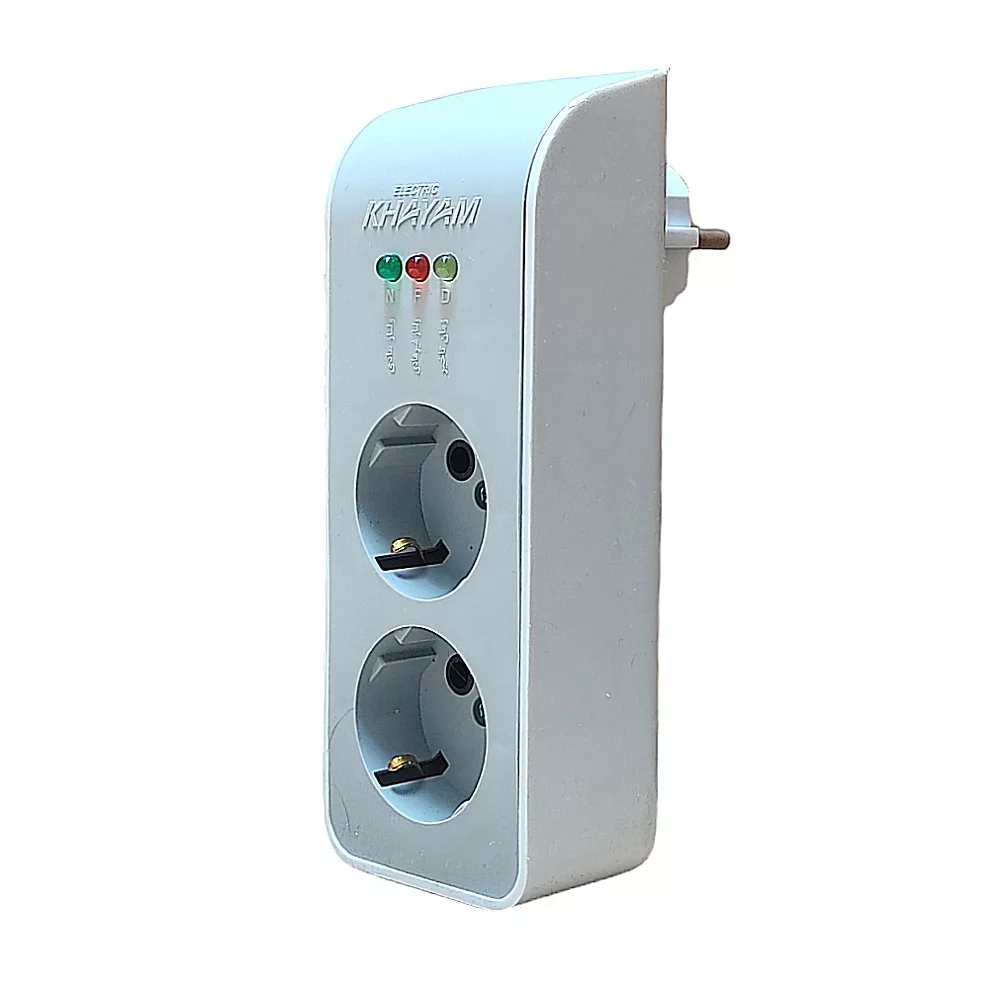 محافظ ولتاژ خیام الکتریک مدل دوخانه صوتی و تصویری