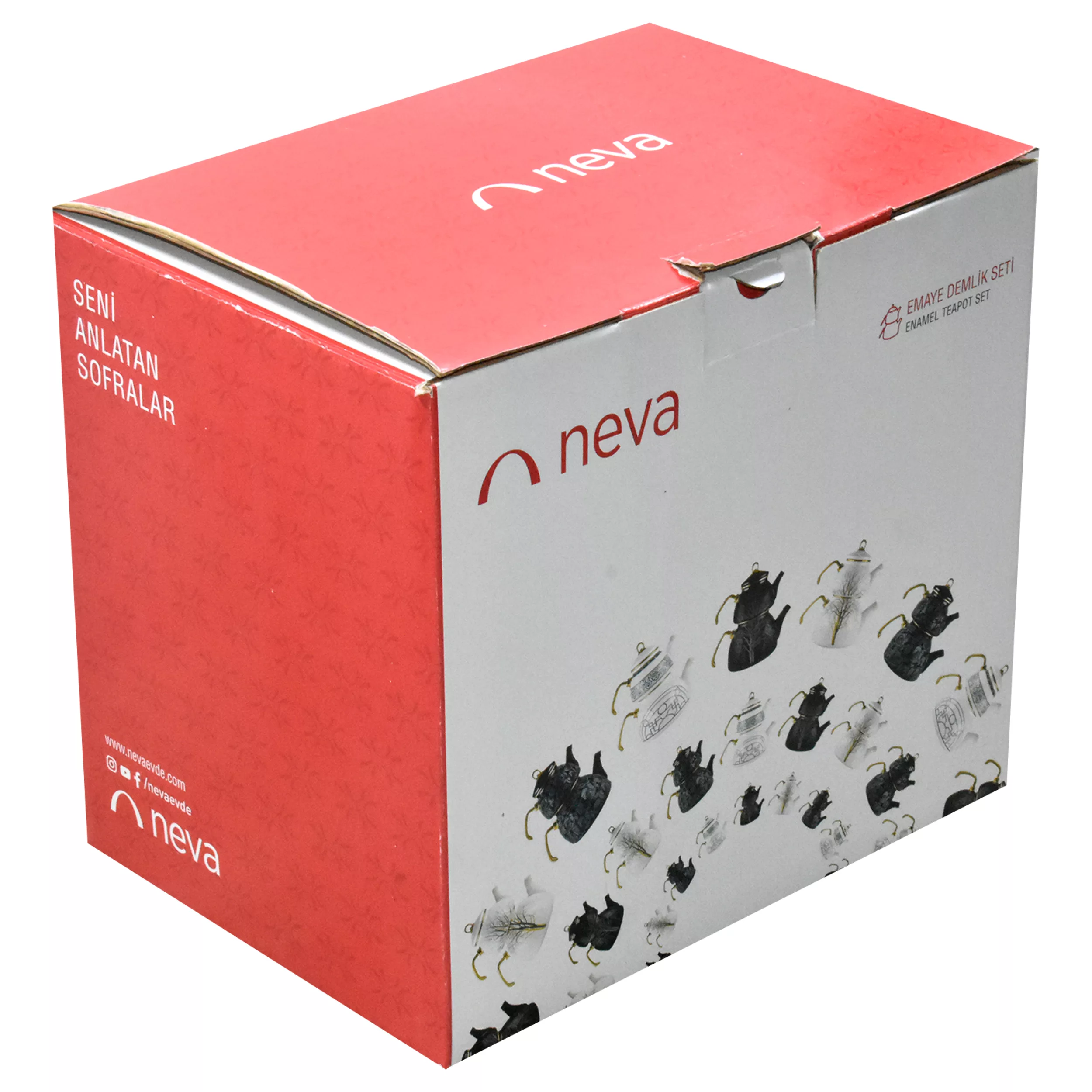 ست کتری و قوری نوا مدل Cinar naturel