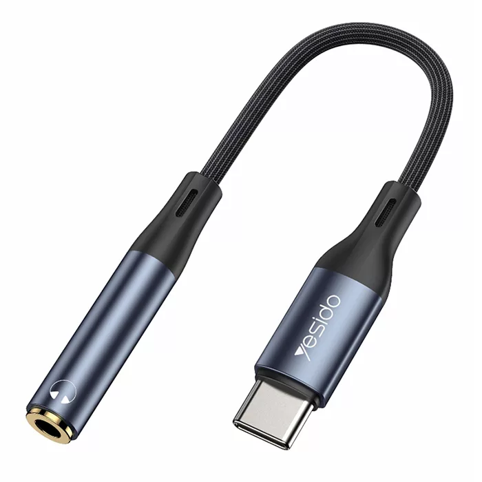 مبدل USB-C به جک 3.5 میلی متری یسیدو مدل YAU-38
