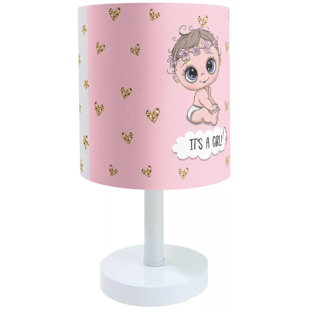 آباژور رومیزی کودک طرح نی نی نوزاد مدل BS-017