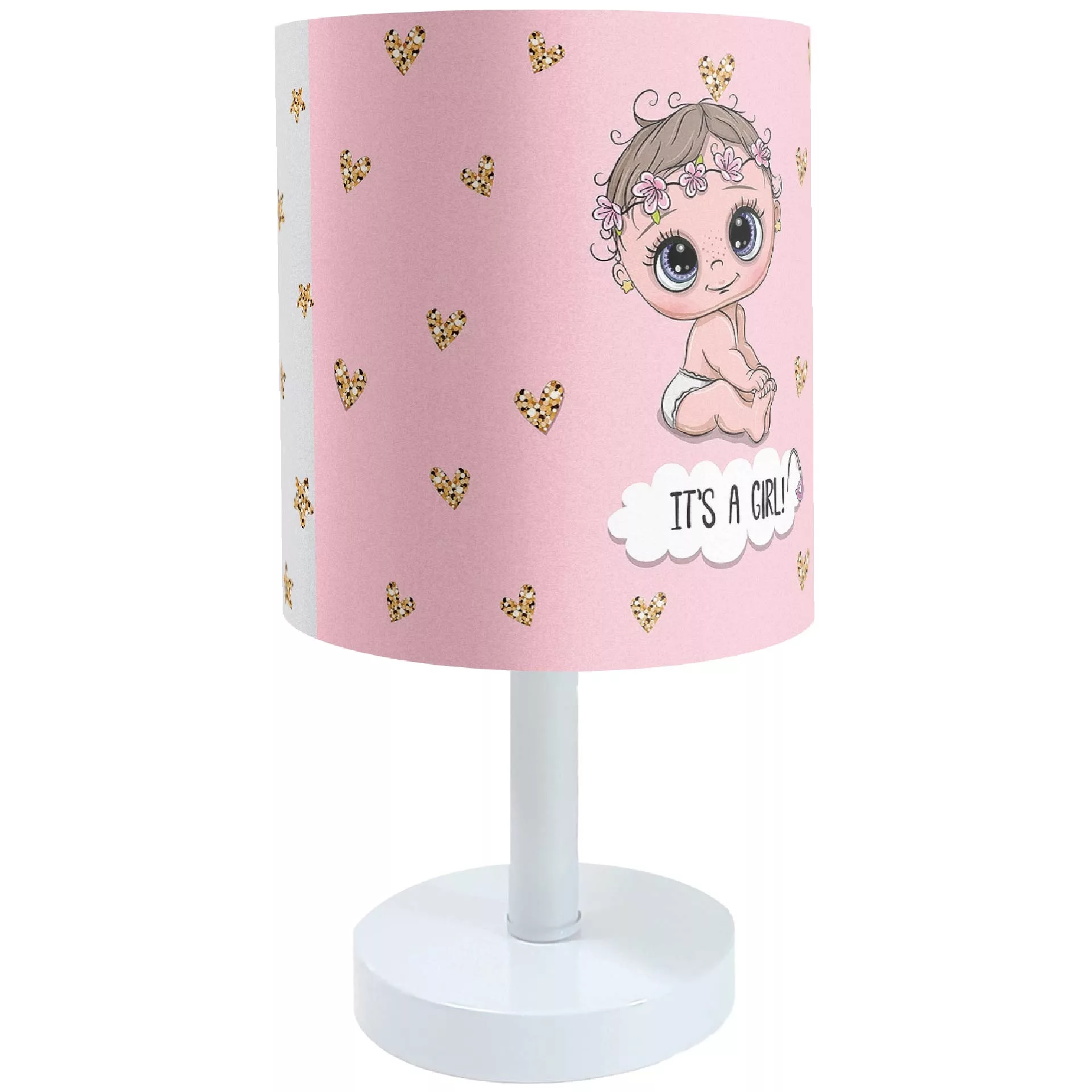 آباژور رومیزی کودک طرح نی نی نوزاد مدل BS-017