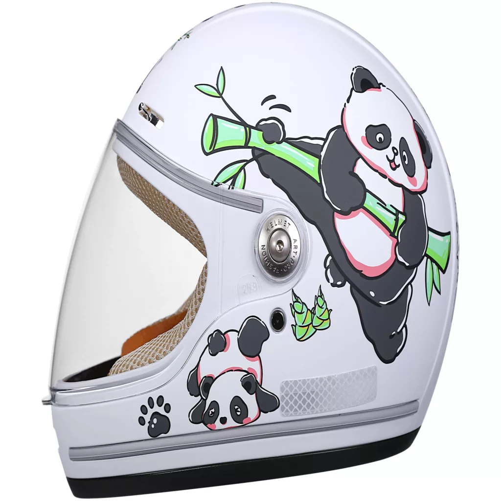 کلاه کاسکت فک دار بچه گانه مدل 128P