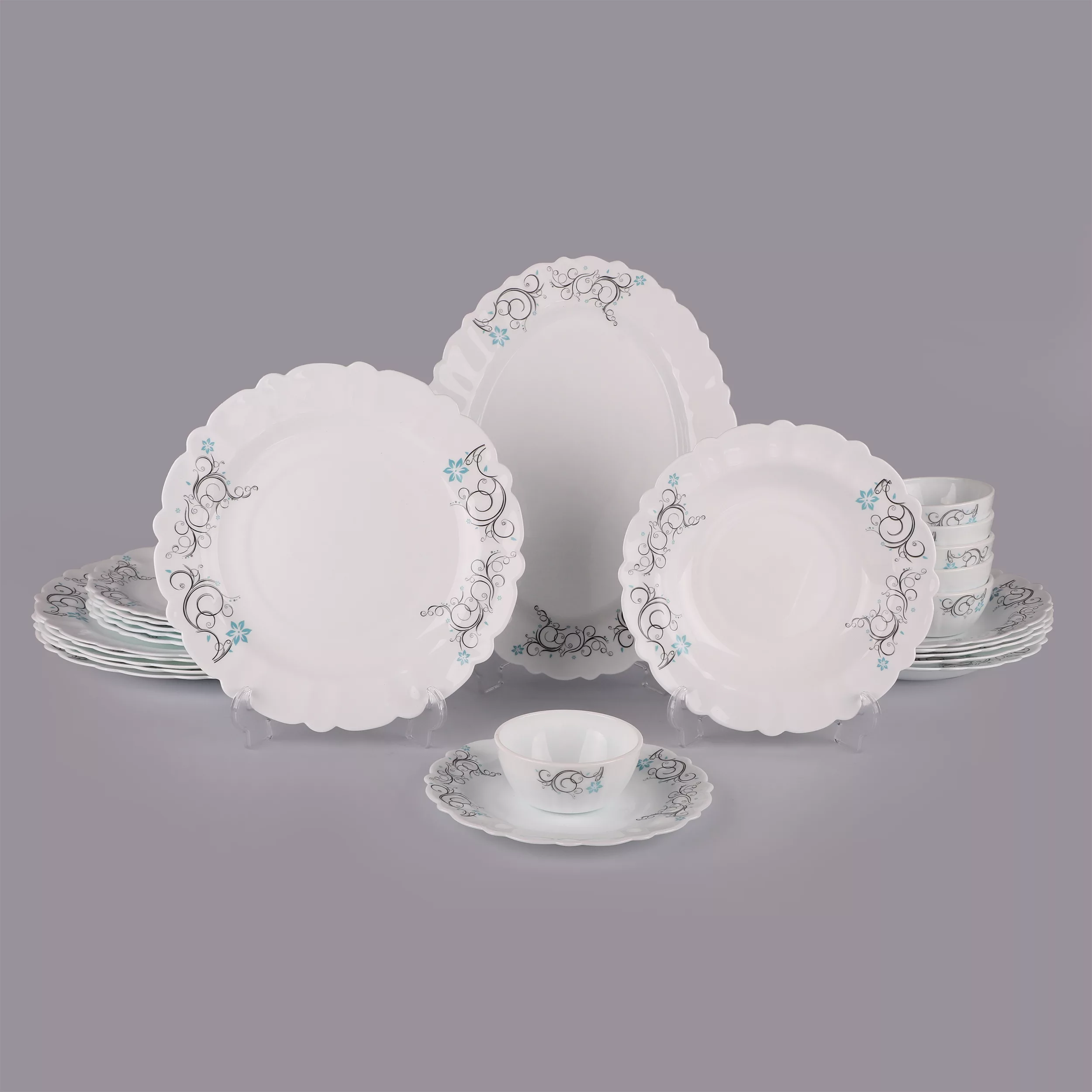 سرویس غذاخوری 25 پارچه 6 نفره مدل اینتیمینی