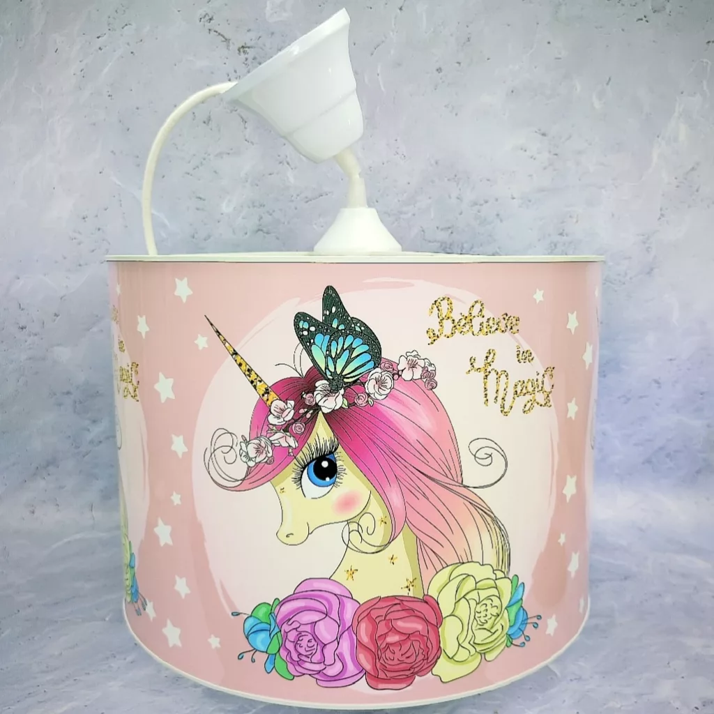 لوستر کودک مدل اسب تک شاخ