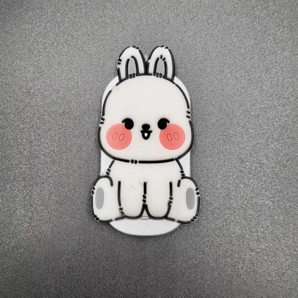 پایه نگهدارنده گوشی موبایل پاپ سوکت مدل سیلیکونی فانتزی طرح خرگوش